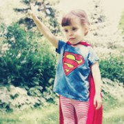 萌趣可爱的欧美超人宝宝qq头像图片