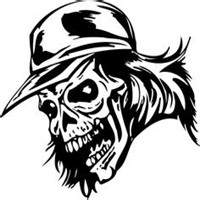 超级邪恶恐怖的微信骷髅头像图片