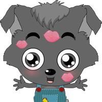 狡猾的灰太狼和可爱的小灰灰头像图片