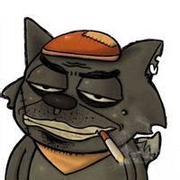 狡猾的灰太狼和可爱的小灰灰头像图片