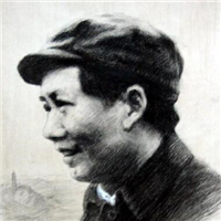 平易近人的qq毛泽东素描头像大全