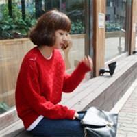 时尚潮流的qq女生红色头像图片