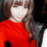 时尚潮流的qq女生红色头像图片