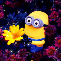 卑鄙的我小黄人大眼萌qq卡通头像图片