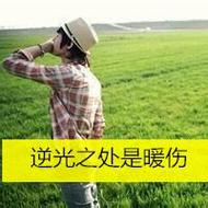 时尚潮流的男生背影qq文字头像图片