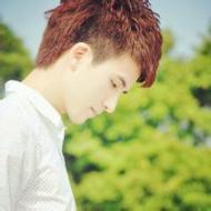 小清新帅气侧脸男生qq意境头像图片