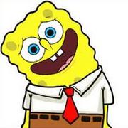 可爱的海绵宝宝歪脖子qq卡通头像图片