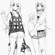 二次元简约动漫女生qq漫画头像图片