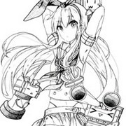 二次元简约动漫女生qq漫画头像图片