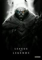 二次元lol英雄联盟游戏人物黑白头像