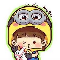 萌萌哒可爱小黄人qq卡通情侣头像图片