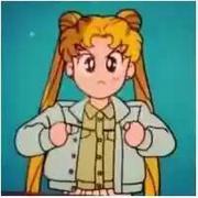 呆萌可爱动漫人物月野兔头像大全