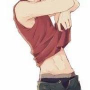 动漫肌肉型男性感半裸诱惑头像