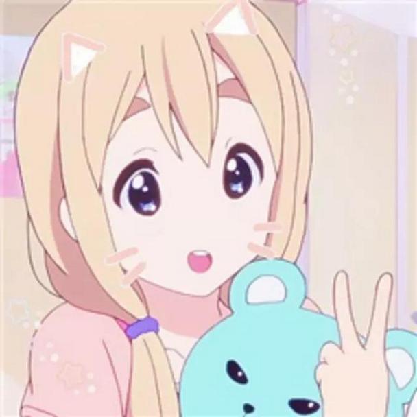 呆萌可爱卡通女生qq动漫头像图片