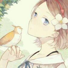 手绘小清新唯美森系动漫女生微信头像