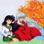 日本动漫犬夜叉唯美动漫情侣头像图片