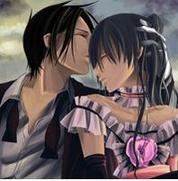 黑执事动漫情侣qq唯美动画头像图片