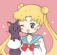 二次元的美少女战士动漫美女头像图片