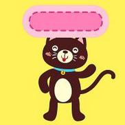 萌哒哒可爱的小猫咪卡通动物头像图片