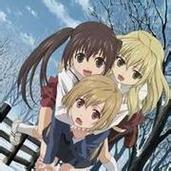 可爱二次元的动漫三姐妹qq头像大全