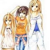 可爱二次元的动漫三姐妹qq头像大全