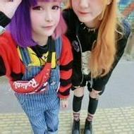 最新非主流姐妹街头原宿风头像图片