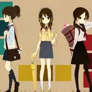 萌系卡通动漫美女qq闺蜜头像图片