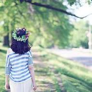 小清新长发森系女生唯美意境头像图片