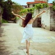 小清新长发森系女生唯美意境头像图片