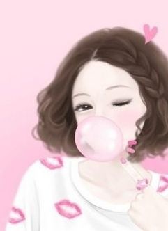 韩式插画女生小清新qq头像图片大全