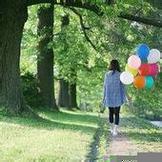 小清新侧脸的森系女生微信头像图片