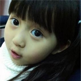 小清新可爱大眼小女孩微信头像图片