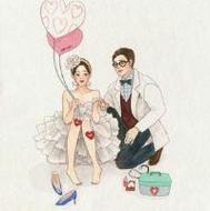 小清新唯美浪漫qq卡通情侣头像图片