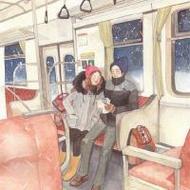 小清新唯美浪漫qq卡通情侣头像图片