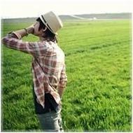 小清新男生qq唯美绿色景色头像图片