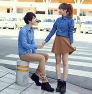 非主流小清新qq情侣一男一女头像图片