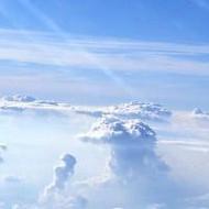 小清新风格蓝色背景qq卡通头像大全