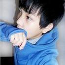 小清新风格蓝色背景qq卡通头像大全