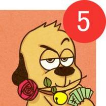 可爱卖萌的狗狗强迫症微信头像图片