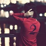 非主流伤感男生背影颓废微信头像图片