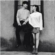 90后非主流情侣自拍qq黑白头像图片