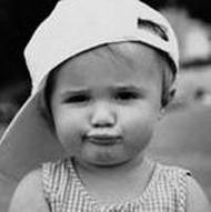 非主流卖萌可爱的女生qq黑白头像图片