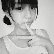 非主流卖萌可爱的女生qq黑白头像图片