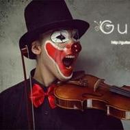 伤感流泪戴帽子的qq小丑头像图片