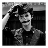 伤感流泪戴帽子的qq小丑头像图片