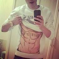 欧美帅气男生侧脸qq伤感头像图片