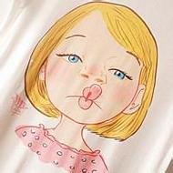 嘟嘴卖萌可爱的小孩自拍qq头像图片