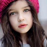 欧美小清新可爱小女孩微信头像图片