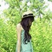 小清新森系女生唯美绿色风景头像图片
